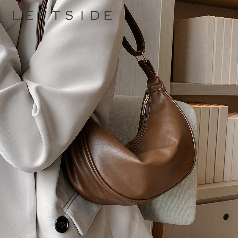 Luxury Bags Trend 2025 - Tas Selempang Ritsleting Kulit PU Kecil
