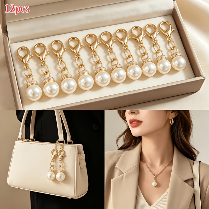 Luxury Bags And Shoes - 12Pcs Aksesoris Gantungan Kunci Mewah Berhias