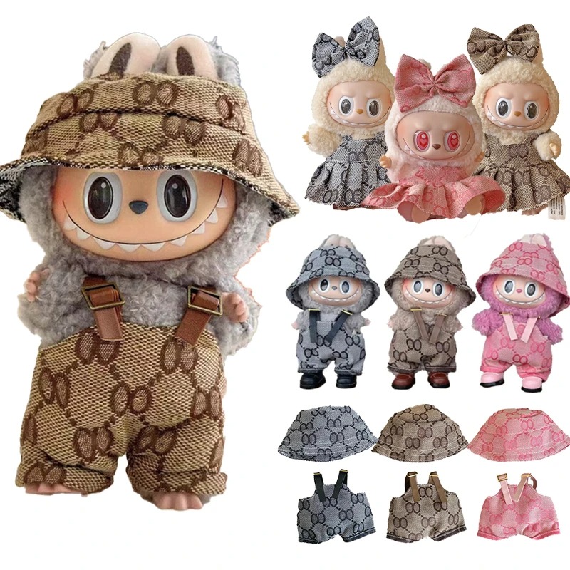 Luxury Bags And Shoes - Pakaian Mewah untuk Boneka Labubu, Set