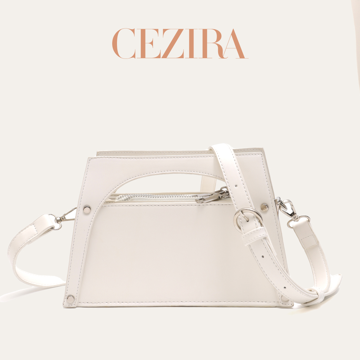 Luxury Bags Vegan Leather - Tas Tangan Wanita CR Luxury PU