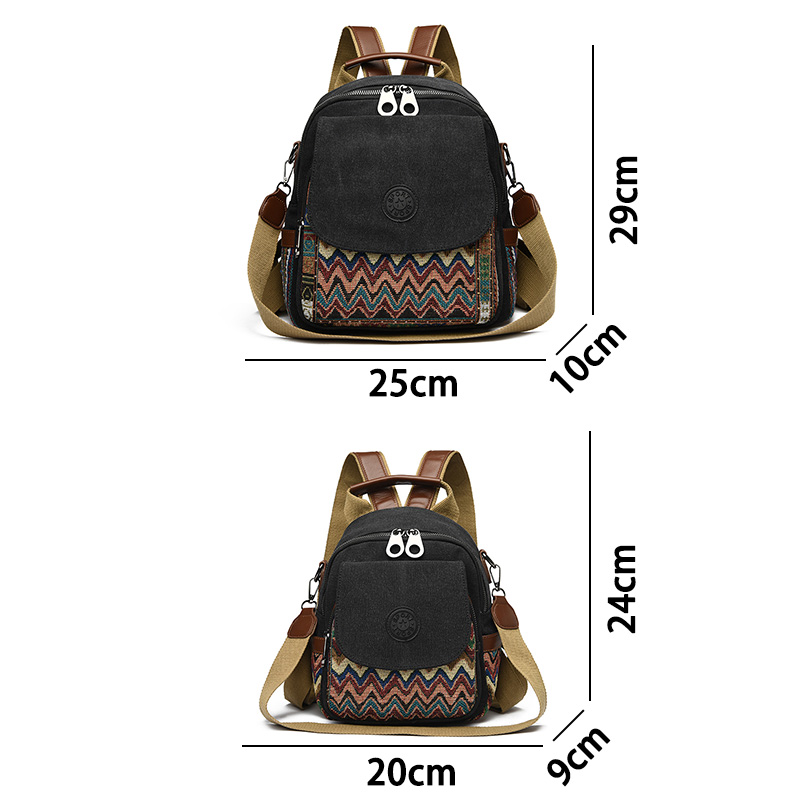 Ransel Denim Gaya Nasional Kas - Luxury Bags Denim ulasan dan harga