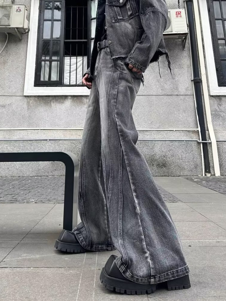 Celana Jeans Baggy Stacked Fla - Luxury Bags Denim ulasan dan harga