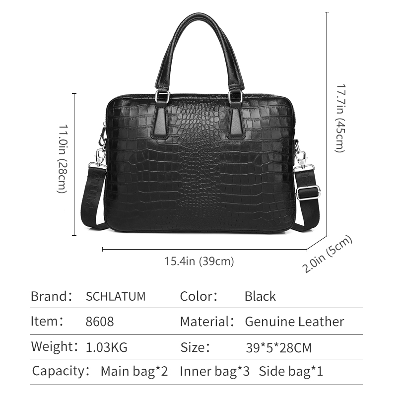 SCHLATUM tas jinjing kulit bua - Luxury Bags That Fit Laptop ulasan dan harga