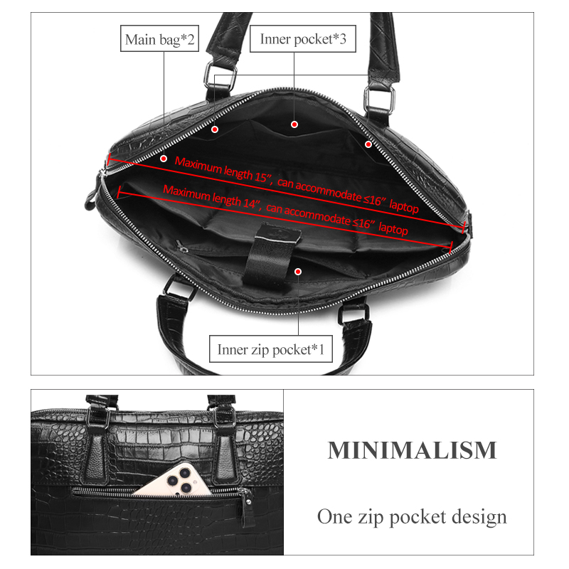 SCHLATUM tas jinjing kulit bua - Luxury Bags That Fit Laptop ulasan dan harga