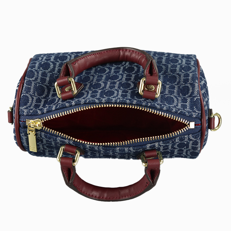 CH Vintage Denim Boston Bag un - Luxury Bags Denim ulasan dan harga