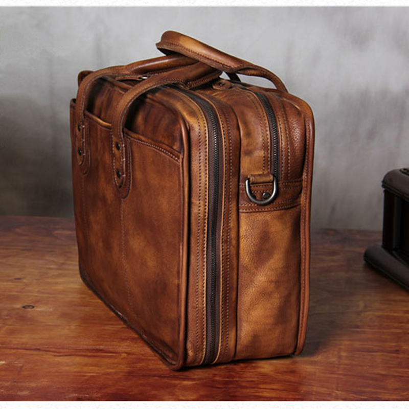 Tas Kerja Pria Kulit Asli Vint - Luxury Bags That Fit Laptop ulasan dan harga
