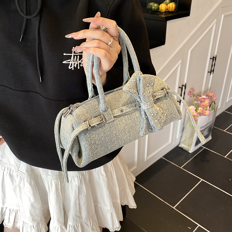 Tas Bowling Kecil Sweetie Bowk - Luxury Bags Denim ulasan dan harga