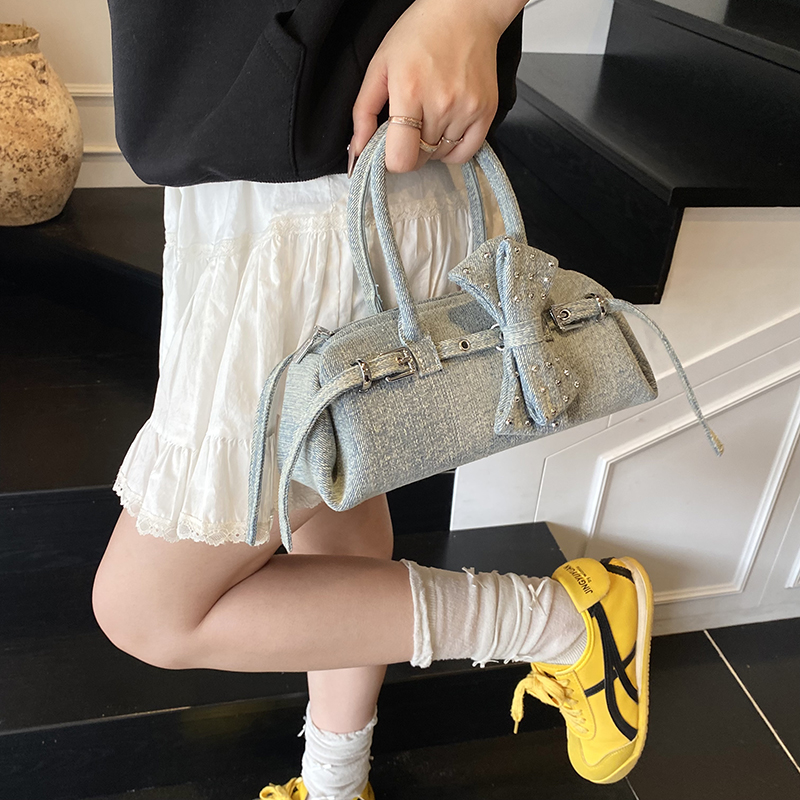 Tas Bowling Kecil Sweetie Bowk - Luxury Bags Denim ulasan dan harga