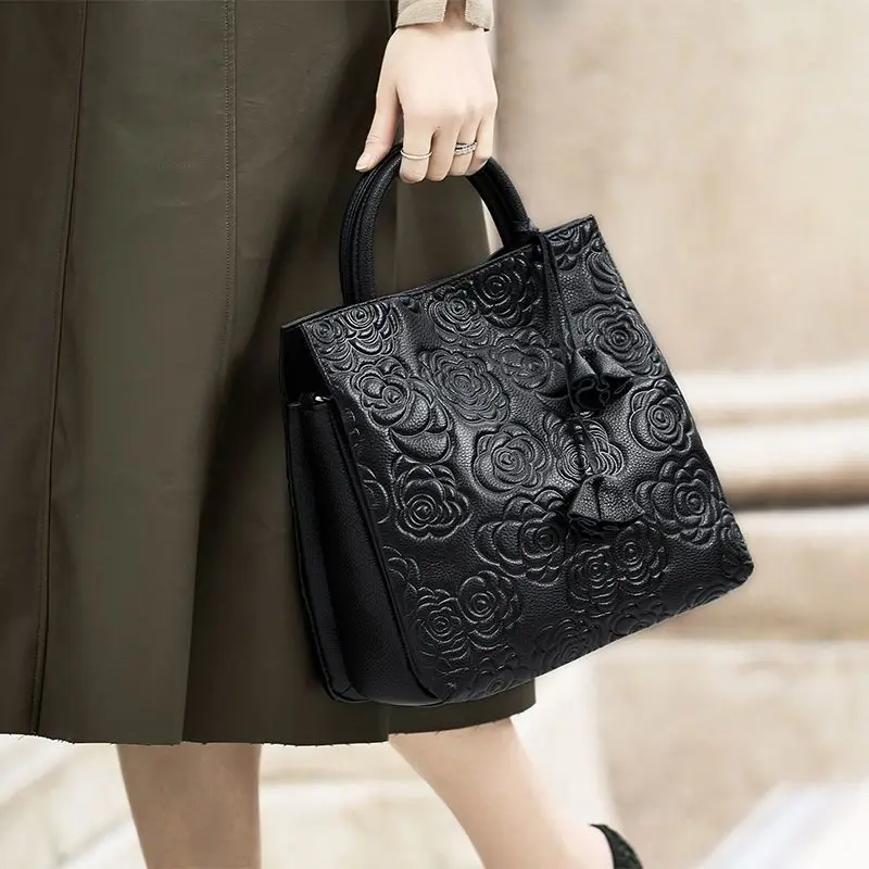 Tas tangan wanita berkapasitas - Luxury Bags Vegan Leather ulasan dan harga