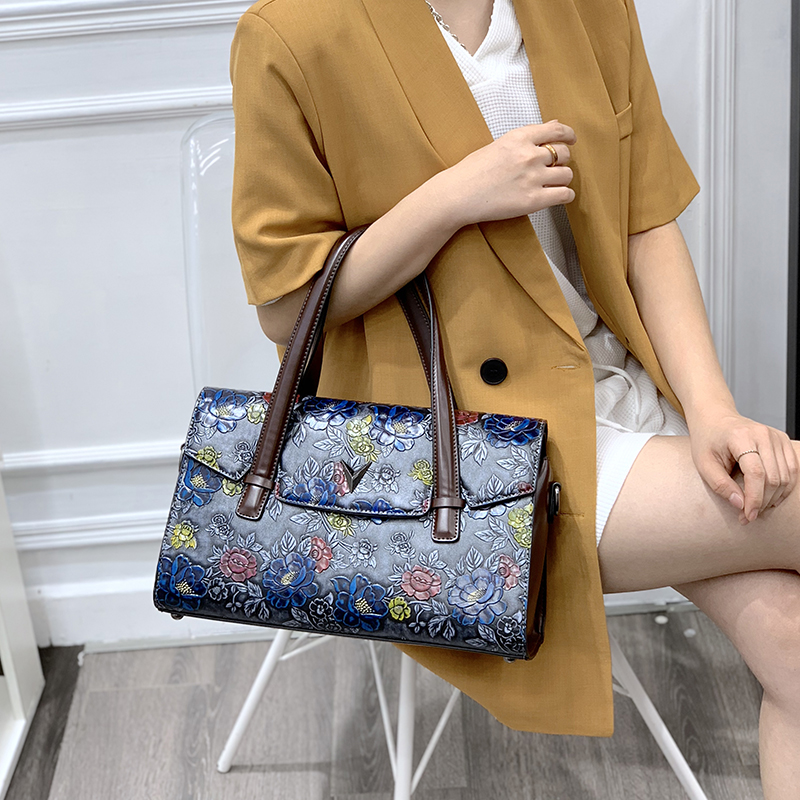 Tas Tangan Bunga Timbul 3D Vin - Luxury Bags Vegan Leather ulasan dan harga