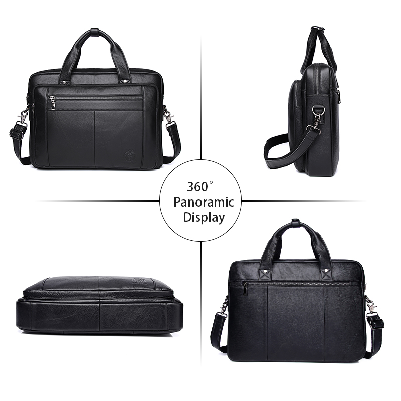 SCHLATUM tas kantor kulit asli - Luxury Bags That Fit Laptop ulasan dan harga