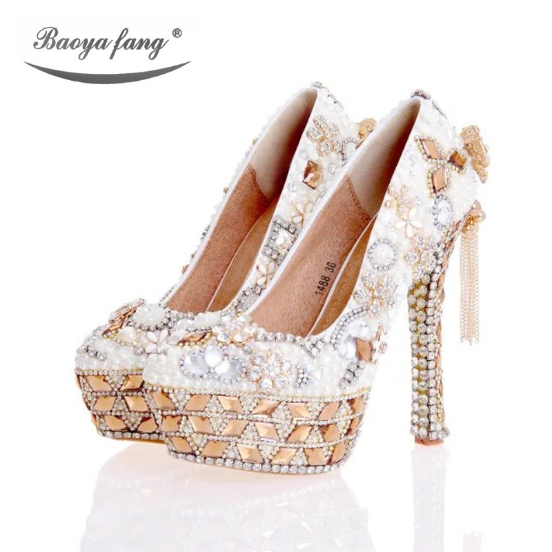 Sepatu Pernikahan Kristal Mewa - Luxury Bags And Shoes ulasan dan harga