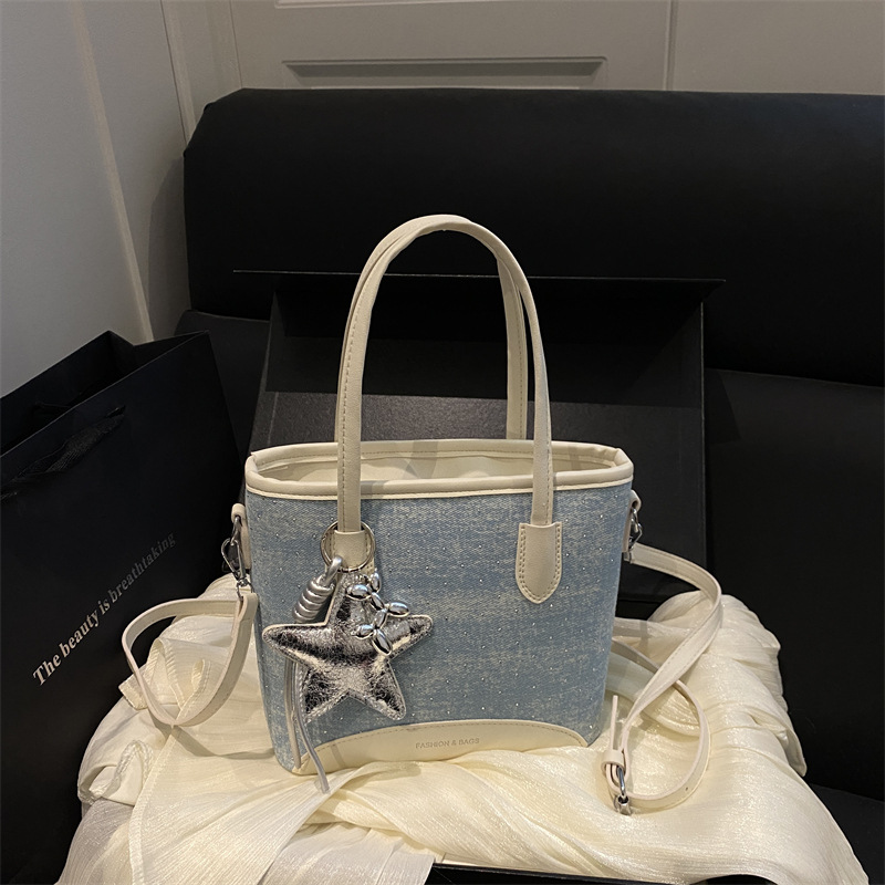 Tas Selempang Denim Kapasitas  - Luxury Bags Denim ulasan dan harga