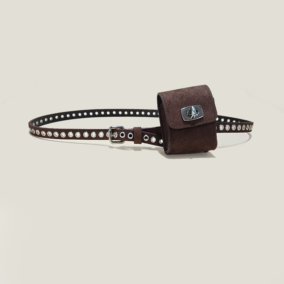 Tas Pinggang Kulit Suede Desai - Luxury Bags Denim ulasan dan harga