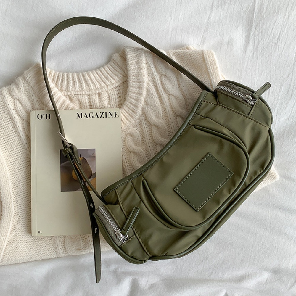 Vegan nilon tas ketiak wanita  - Luxury Bags Vegan ulasan dan harga